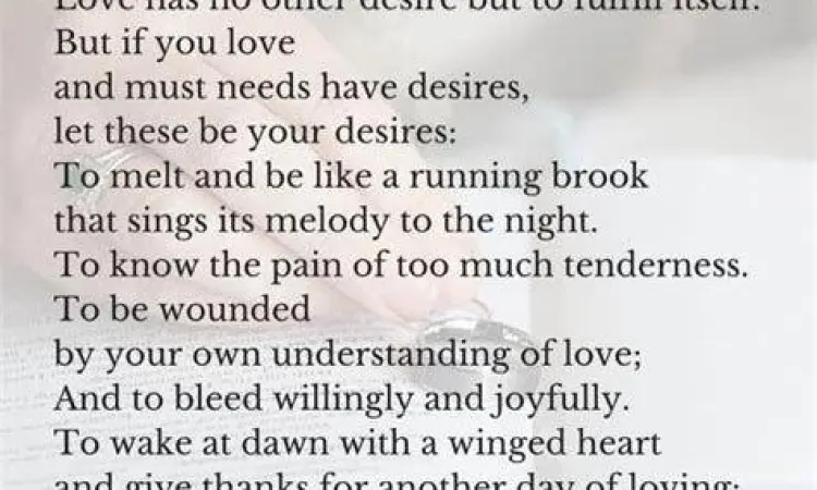 Kutipan cinta dari buku Sang Nabi karya Kahlil Gibran