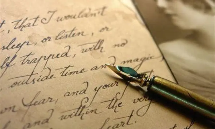 Surat cinta klasik dan puisi sastra